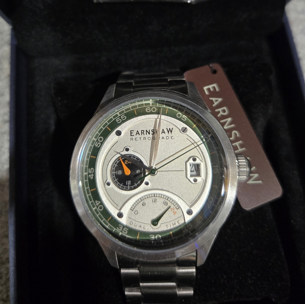 EARNSHAW RETROGRADE WATCH